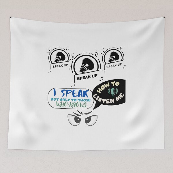 Item preview, Speak Up Now designed and sold by Quirky Dez.