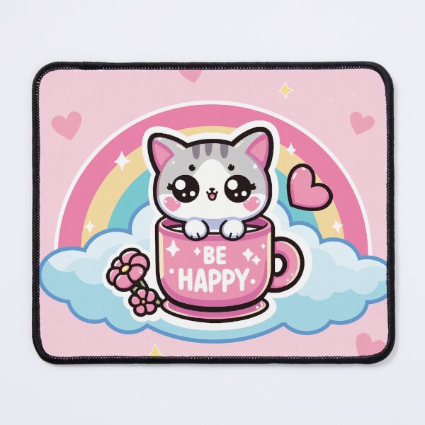 Item preview, Happy Kitten in Mug designed and sold by PetsClan.