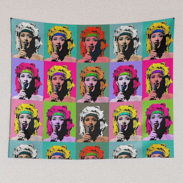Item preview, Custom Pop art portrait 9 colors  designed and sold by Nora Gad.