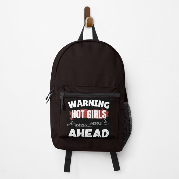 Item preview, Warning Hot Girls Ahead designed and sold by Quirky Dez.