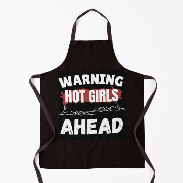 Item preview, Warning Hot Girls Ahead designed and sold by Quirky Dez.