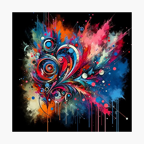 Aperçu de l'œuvre Explosion de couleurs créée et vendue par BubandAika.