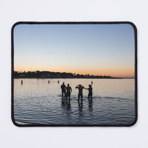 Item preview, Sunrise Swimmers, Williamstown Beach, Melbourne designed and sold by Kate Powick.