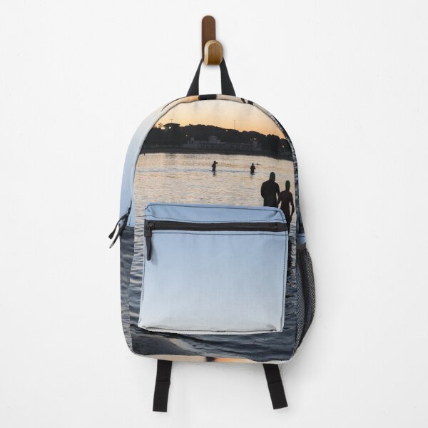 Item preview, Sunrise Swimmers, Williamstown Beach, Melbourne designed and sold by Kate Powick.
