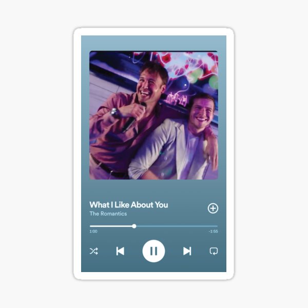 Item preview, what i like about you buddie karaoke scene spotify designed and sold by izzyrose28.