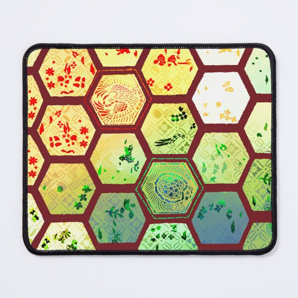 Item preview, Japanese Katagami Stencil Honey Comb designed and sold by ChidoriVintage.