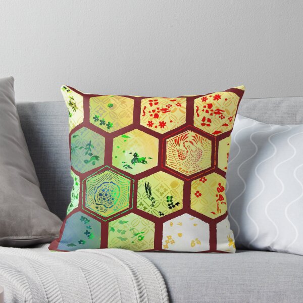 Item preview, Japanese Katagami Stencil Honey Comb designed and sold by ChidoriVintage.