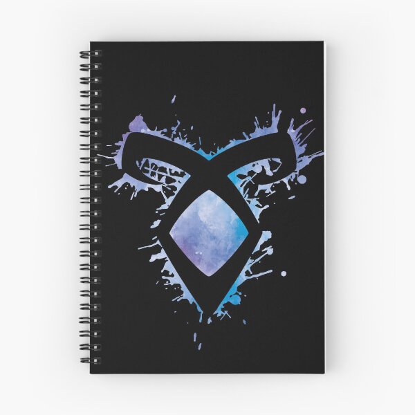 Item preview, Shadowhunters rune - Angelic power rune voids and outline splashes (blue watercolour) - Clary, Alec, Izzy, Jace, Magnus - Malec designed and sold by Vane22april.
