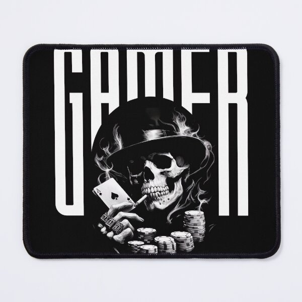Item preview, Gamer Skull Poker Player designed and sold by Topmaxdesign.