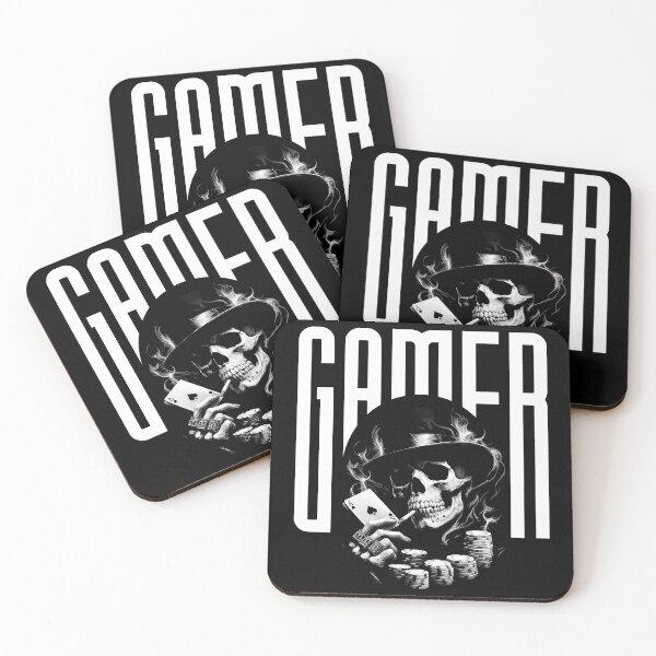 Item preview, Gamer Skull Poker Player designed and sold by Topmaxdesign.