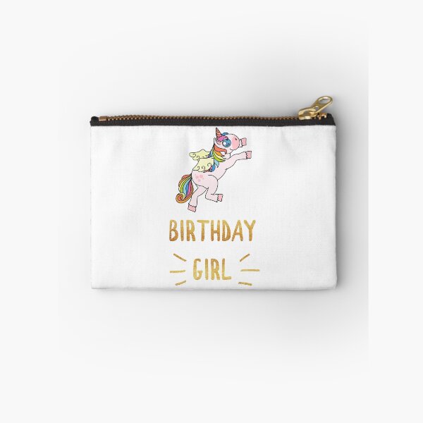 Item preview, Awesome Unicorn Birthday Girl Gold Bling Design #19 designed and sold by 198tees.