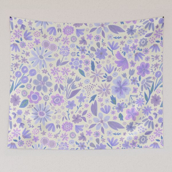 Item preview, Pastel Purple Wildflower Marker Pattern designed and sold by CircusCreative.