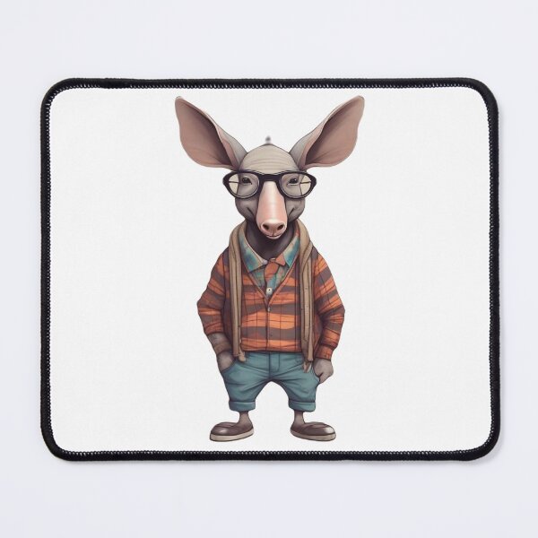 Item preview, Hipster Aardvark V1 designed and sold by HipsterAnimals.