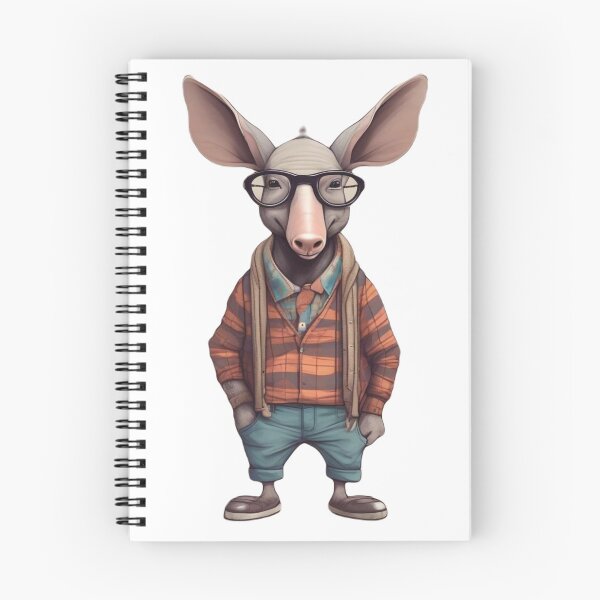 Item preview, Hipster Aardvark V1 designed and sold by HipsterAnimals.