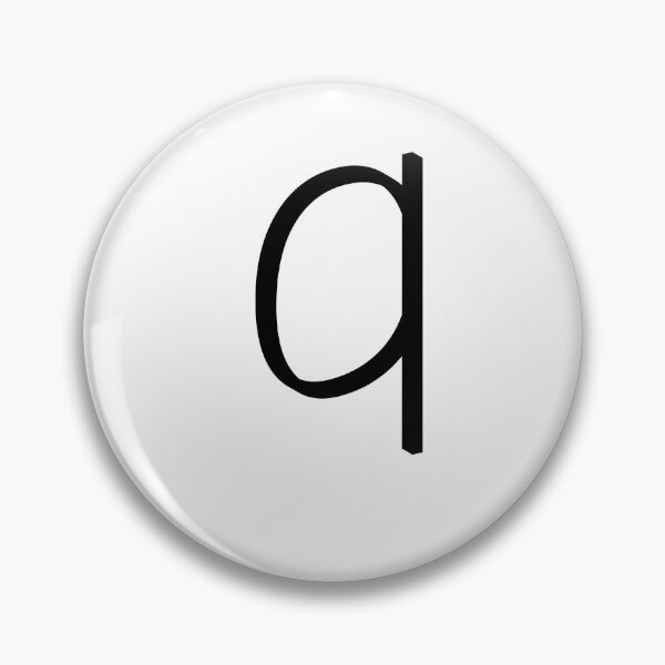 Item preview, Contemporary Geometric Lowercase Alphabet Artwork - Letter q designed and sold by uncoXab.