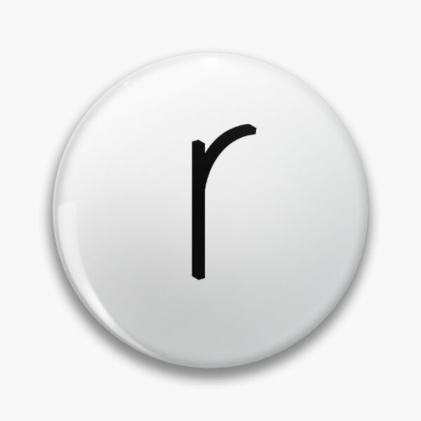 Item preview, Contemporary Geometric Lowercase Alphabet Artwork - Letter r designed and sold by uncoXab.