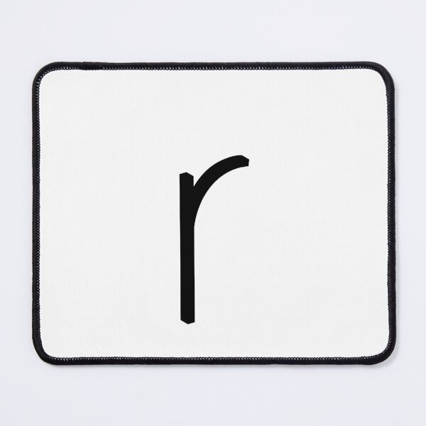Item preview, Contemporary Geometric Lowercase Alphabet Artwork - Letter r designed and sold by uncoXab.