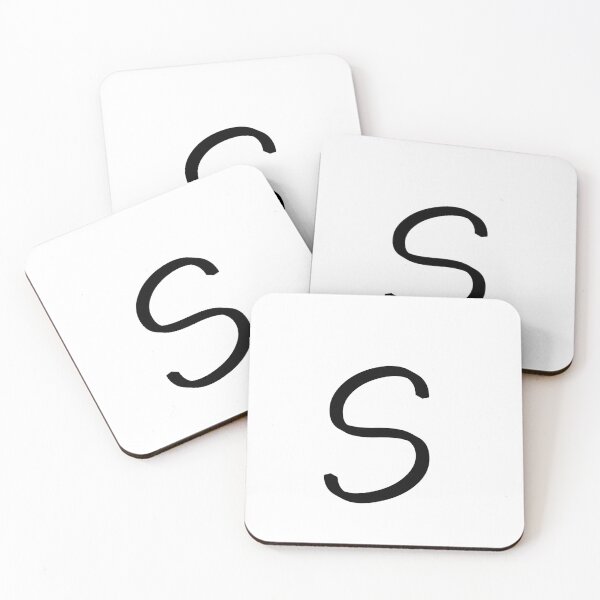 Item preview, Contemporary Geometric Lowercase Alphabet Artwork - Letter s designed and sold by uncoXab.