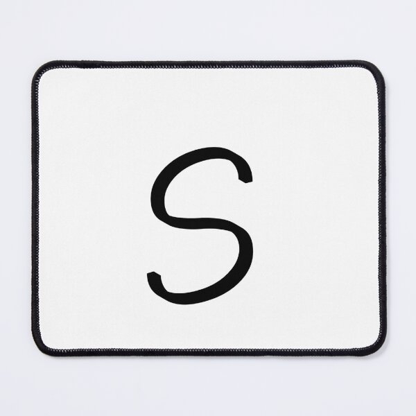 Item preview, Contemporary Geometric Lowercase Alphabet Artwork - Letter s designed and sold by uncoXab.