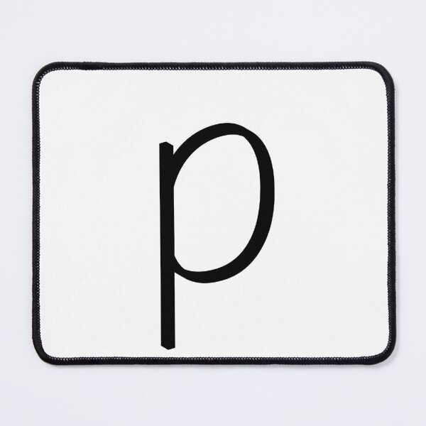 Item preview, Contemporary Geometric Lowercase Alphabet Artwork - Letter p designed and sold by uncoXab.
