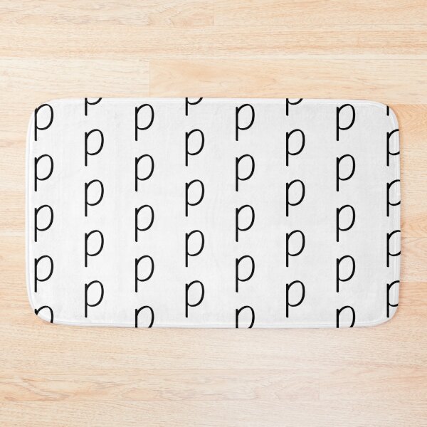 Item preview, Contemporary Geometric Lowercase Alphabet Artwork - Letter p designed and sold by uncoXab.