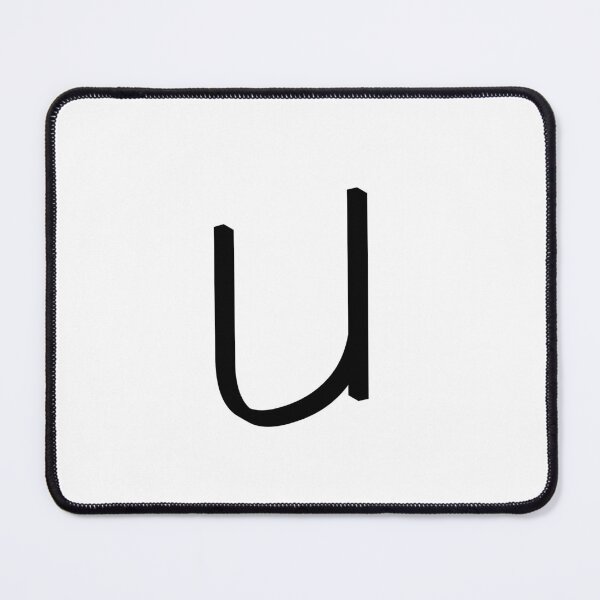 Item preview, Contemporary Geometric Lowercase Alphabet Artwork - Letter u designed and sold by uncoXab.