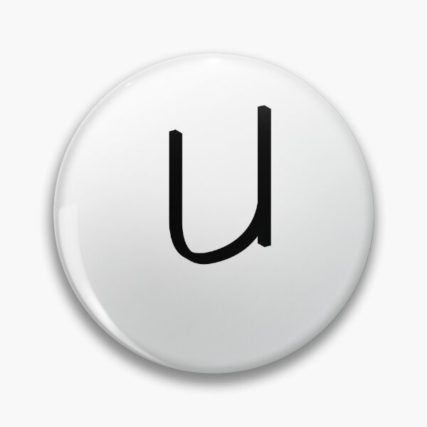 Item preview, Contemporary Geometric Lowercase Alphabet Artwork - Letter u designed and sold by uncoXab.