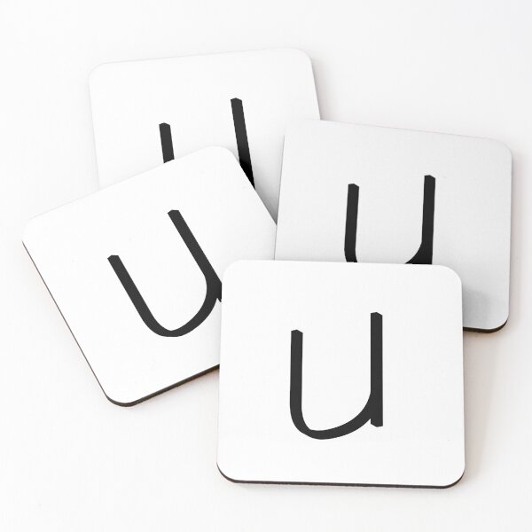 Item preview, Contemporary Geometric Lowercase Alphabet Artwork - Letter u designed and sold by uncoXab.