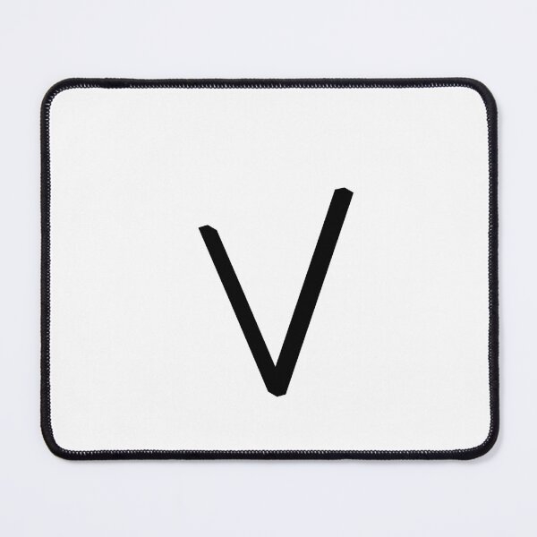 Item preview, Contemporary Geometric Lowercase Alphabet Artwork - Letter v designed and sold by uncoXab.
