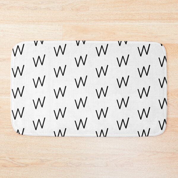 Item preview, Contemporary Geometric Lowercase Alphabet Artwork - Letter w designed and sold by uncoXab.