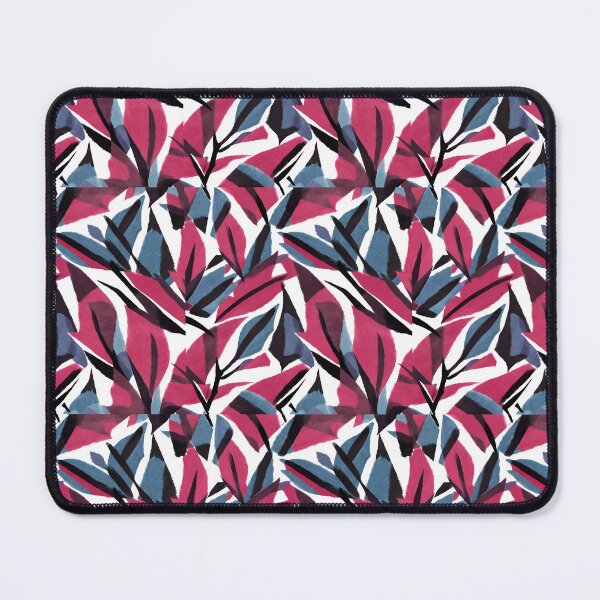 Item preview, leaf geometric pattern, pink and blue pattern designed and sold by AKRE R.