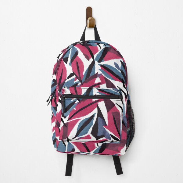 Item preview, leaf geometric pattern, pink and blue pattern designed and sold by AKRE R.