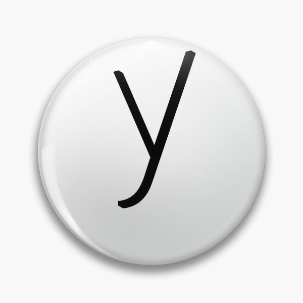 Item preview, Contemporary Geometric Lowercase Alphabet Artwork - Letter y designed and sold by uncoXab.