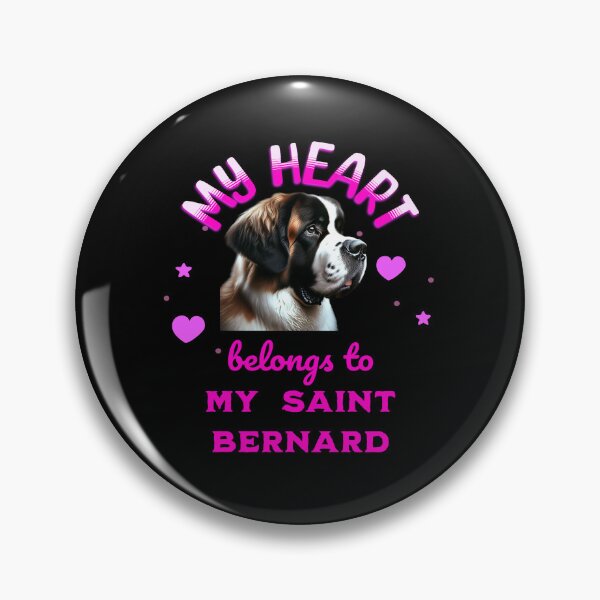 Item preview,  My Heart Belongs to my Saint Bernard Dog designed and sold by BirdsnStuff.