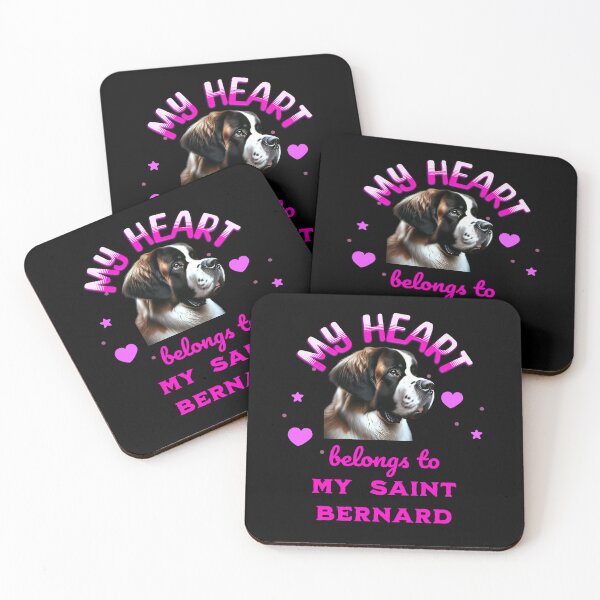 Item preview,  My Heart Belongs to my Saint Bernard Dog designed and sold by BirdsnStuff.