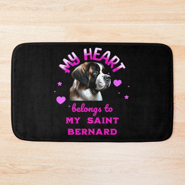 Item preview,  My Heart Belongs to my Saint Bernard Dog designed and sold by BirdsnStuff.