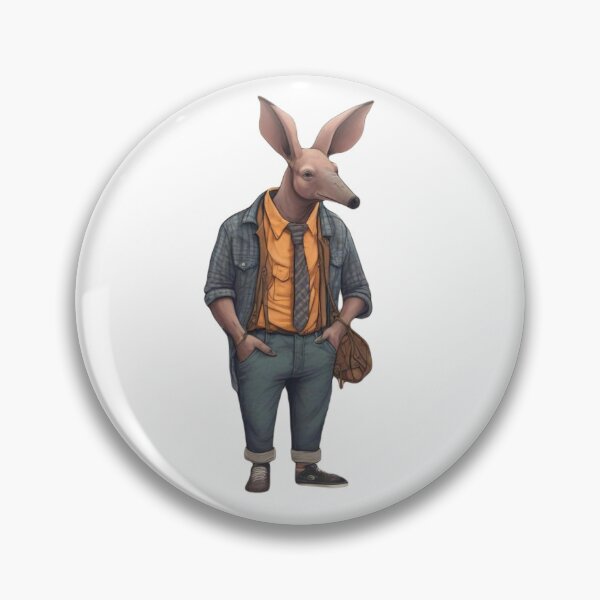Item preview, Hipster Aardvark V3 designed and sold by HipsterAnimals.