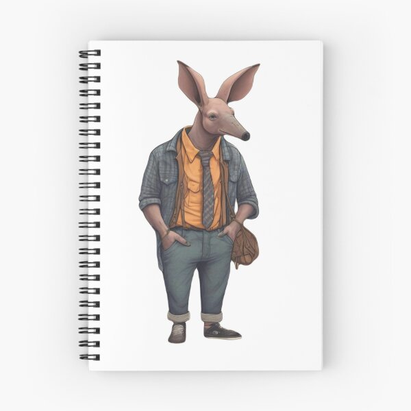 Item preview, Hipster Aardvark V3 designed and sold by HipsterAnimals.