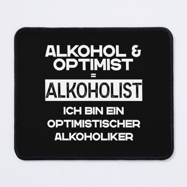 Item preview, Optimistic with alcohol funny Mallorca party designed and sold by LuminOrb.