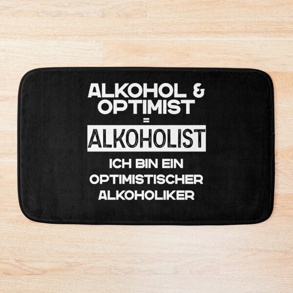 Item preview, Optimistic with alcohol funny Mallorca party designed and sold by LuminOrb.