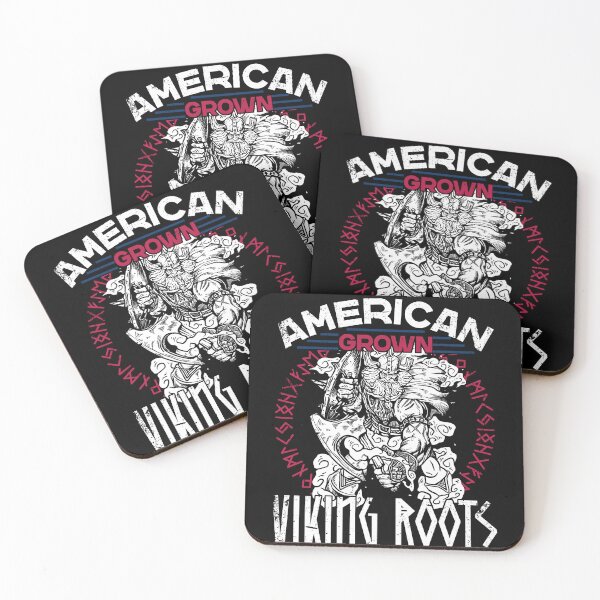 Item preview, Proud American Viking Nordic Roots designed and sold by LuminOrb.