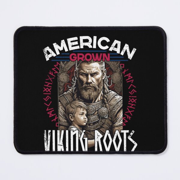 Item preview, Proud American Viking Nordic Roots designed and sold by LuminOrb.