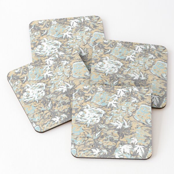 Item preview, leaves on cobble stones Sarlat France designed and sold by Brett Thompson.