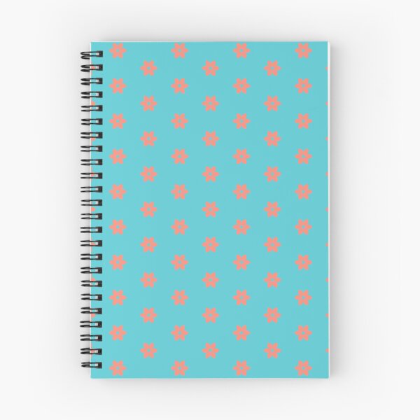 Item preview, Geometric Sunset on Sea Soft Coral Flowers on Bright Turquoise designed and sold by Triplicate Limited.