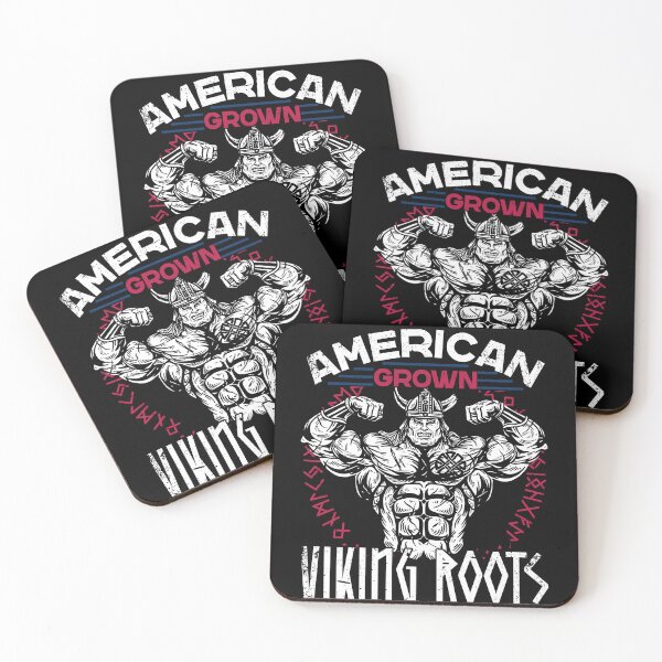 Item preview, Muscular American Nordic Viking designed and sold by LuminOrb.