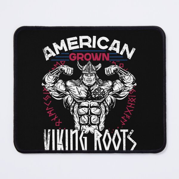 Item preview, Muscular American Nordic Viking designed and sold by LuminOrb.