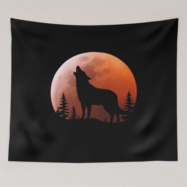 Item preview, Super Blood Wolf Moon designed and sold by Paul-Prints.