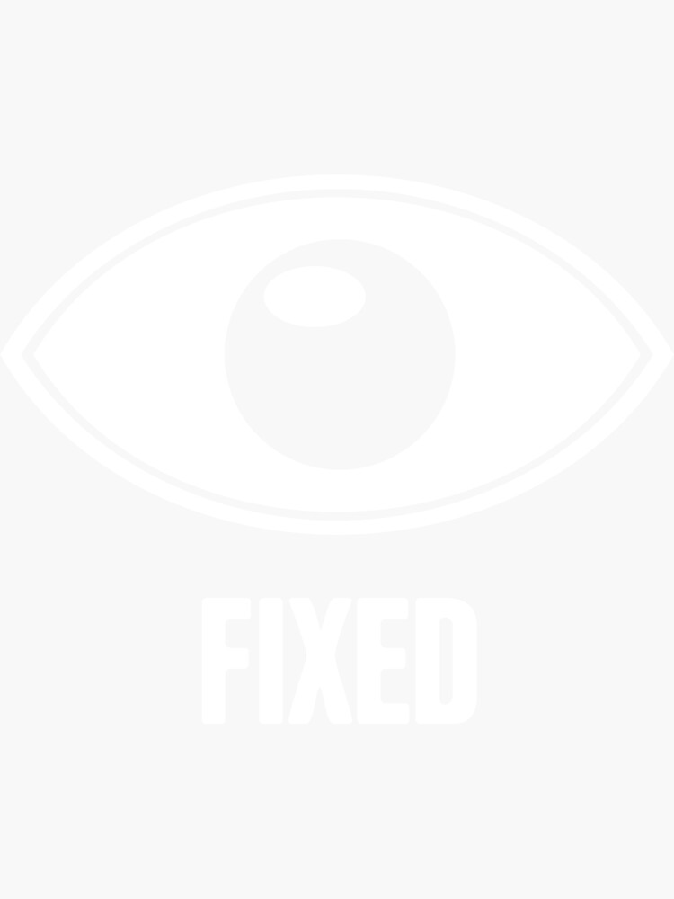 "Cataracts Eye Surgery Funny Get Well Gift" Sticker for Sale by