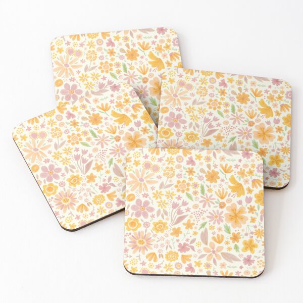 Item preview, Warm Yellow Wildflower Marker Pattern designed and sold by CircusCreative.