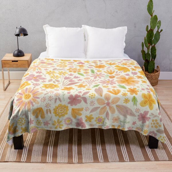 Item preview, Warm Yellow Wildflower Marker Pattern designed and sold by CircusCreative.